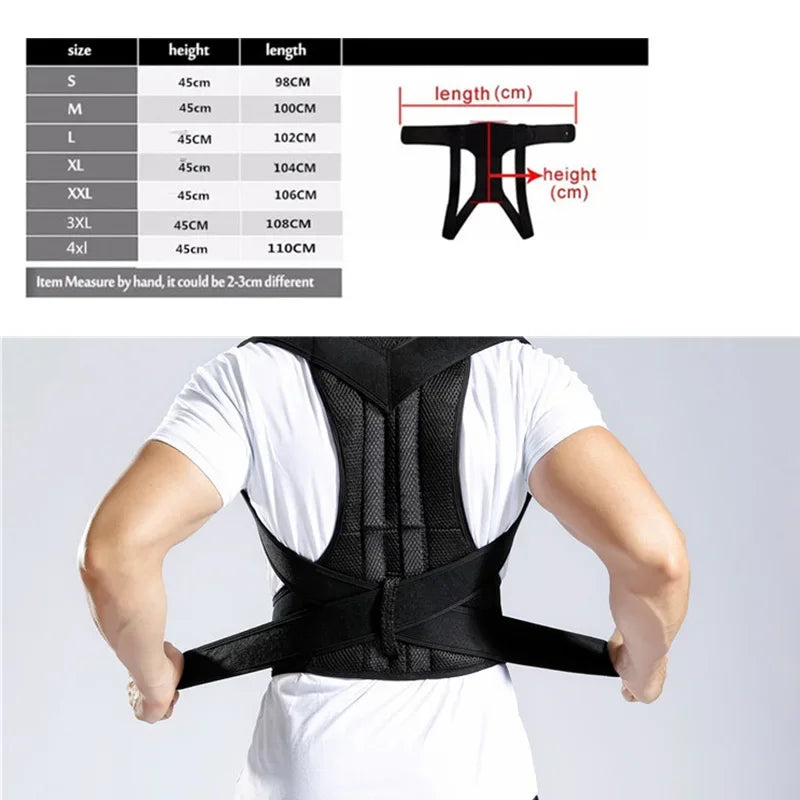 AlignPro Posture Corrector — Adjustable Back Support Brace