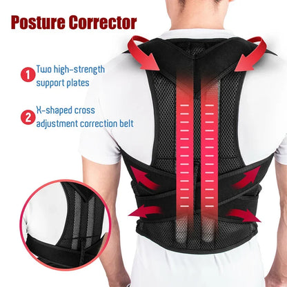AlignPro Posture Corrector — Adjustable Back Support Brace